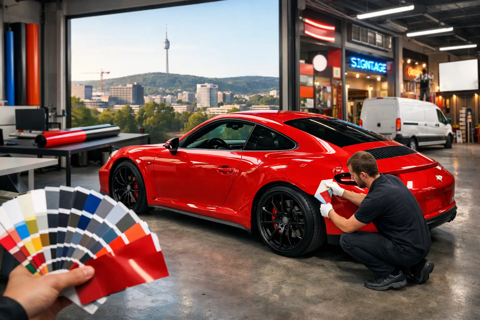 Fahrzeugfolierung Stuttgart richtig planen